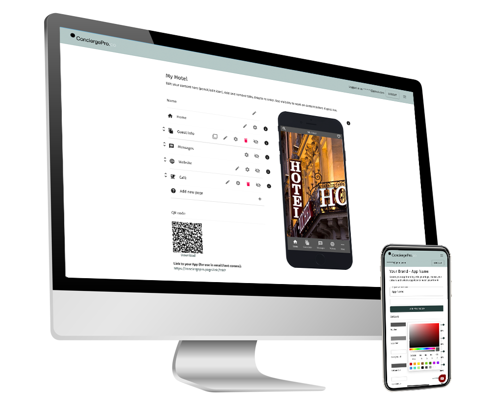 No code
Guest app content management system