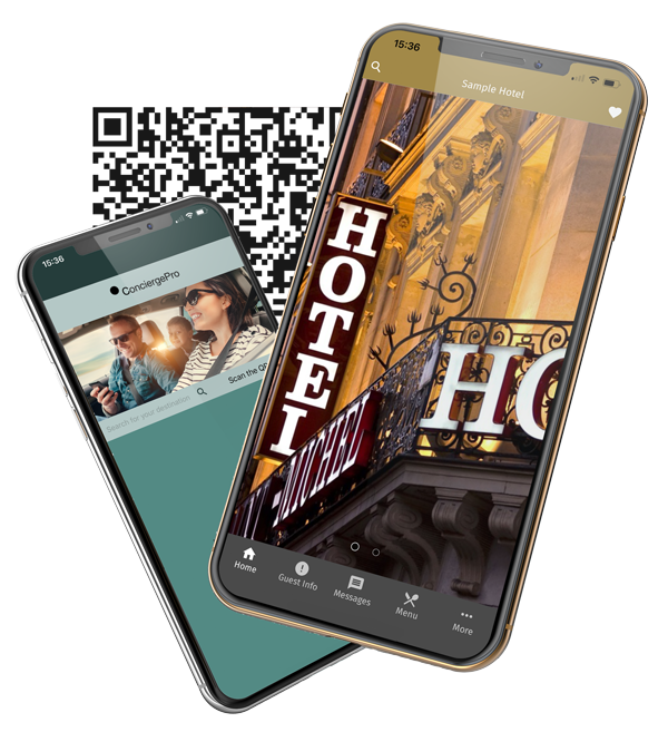 QR scan digital
guestbook